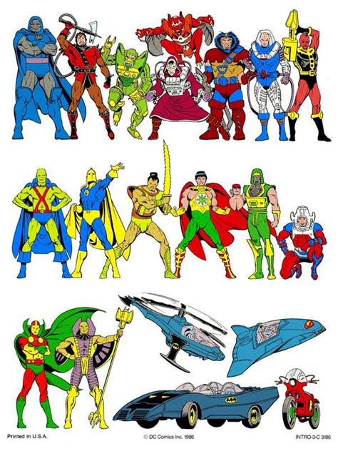 Super Powers Style Color Guide 1986 By José Luis García López Dc