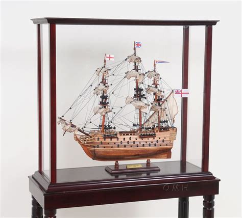 Display Case For Tall Ship L40 With Legs Display Case Table Top