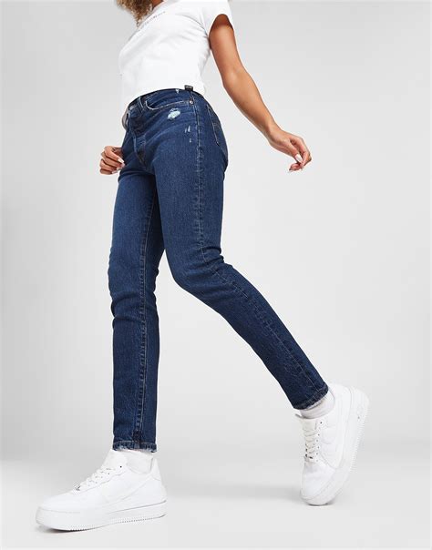 Blue Levis 501 Skinny Jeans Jd Sports