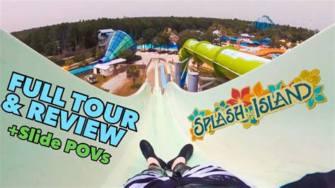 Splash Island Full Tour And Review Wild Adventures Waterpark Youtube