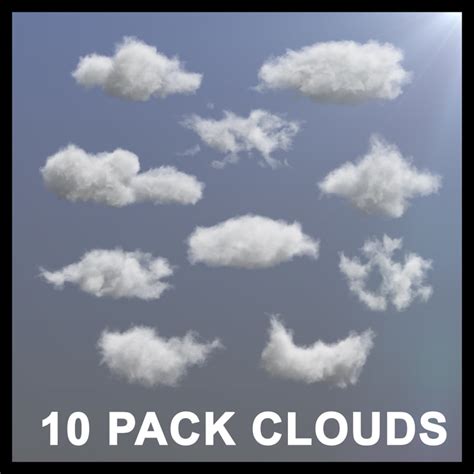 10 Pack Clouds Vdb 3d Turbosquid 1249512