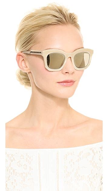 Stella Mccartney Mirorred Thick Frame Sunglasses Shopbop