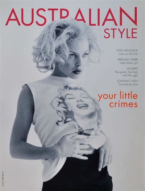 kylie minogue love on the line “australian style” magazine