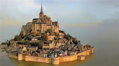 Inside Mont Saint Michel Medieval Village Normandy France Youtube