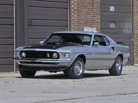 1969 Ford Mustang Mach1 Cj Muscle Silver Classic Usa 4200x3150