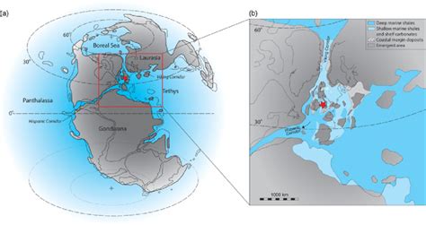 Geographical Maps A Early Jurassic Global Palaeogeography Modified
