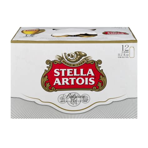 Stella Artois Beer 12ct 112oz Cans Id Required Garden Grocer