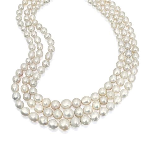 Necklace Sothebys Hk0570lot8298ben Pearls Natural Pearls