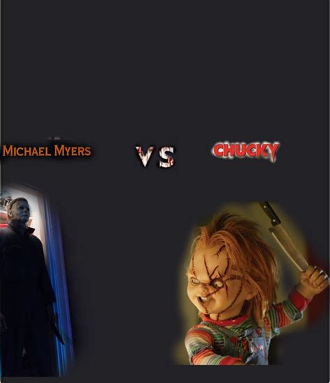 Michael Myers Vs Chucky By 91w On Deviantart