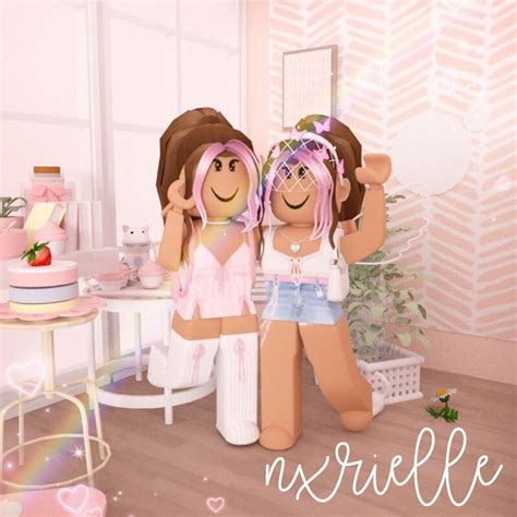 Cute Aesthetic Roblox Gfx Bffs Sevdiyim Turler Nawpic Garotas En