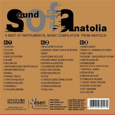 Çeşitli Sanatçılar Sofa Sound Of Anatolia Cd Opus3a