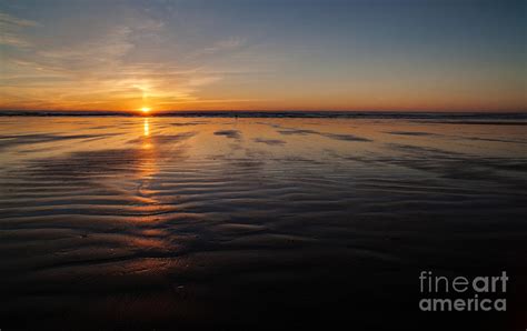 Coastal Sunset Sandscape Photograph By Mike Reid Fine Art America