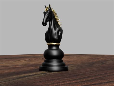 Stl File Chess Knight・3d Print Object To Download・cults