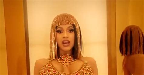 Cardi B Strips Down Naked In Nsfw Money Music Video E Online