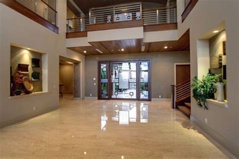 With A Large Open Floor Plan This Foyer Is A Grand And