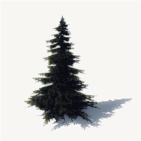 Free Pine Trees Sample Model Free Vr Ar Low Poly 3d Model Max Obj