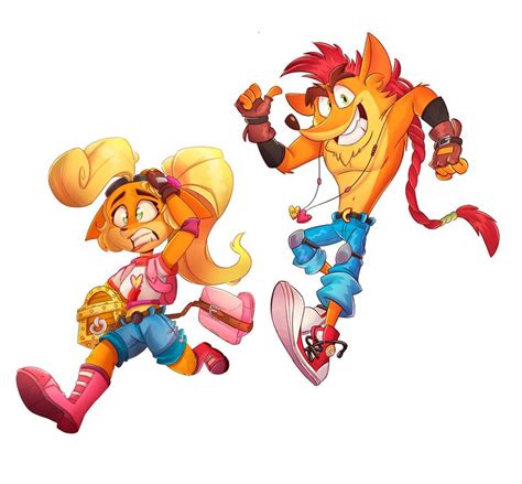 Coco And Crash Bandicoot Crash Bandicoot Crash Bandicoot Characters Bandicoot