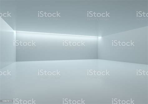 Abstract Interior Design Of Modern Large Showroom Stock Photo