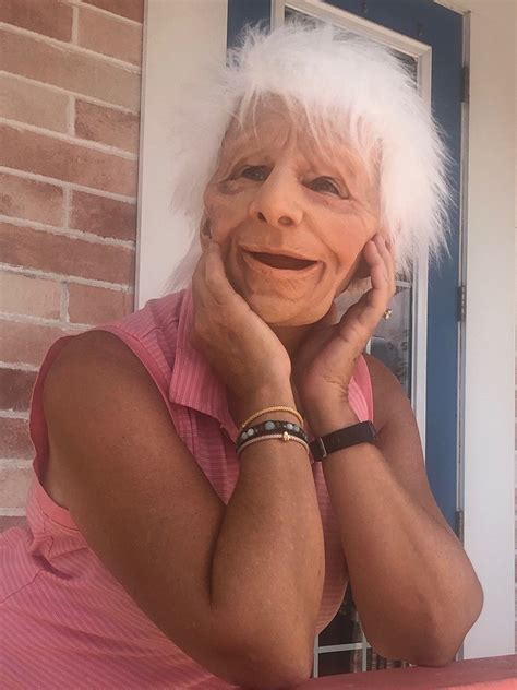 Aunt Kathy Old Lady Woman Female Mask With Moving Mouth Zagone