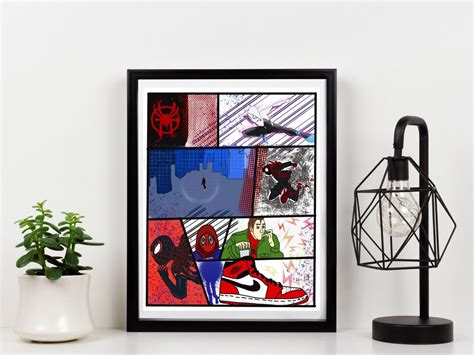 Miles Morales Wall Art Etsy