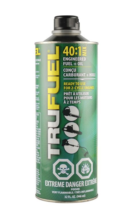 Wow, the smoke that emitted from that saw fogged the neighborhood! TruFuel Engineered Fuel 40:1 Mix | Walmart Canada