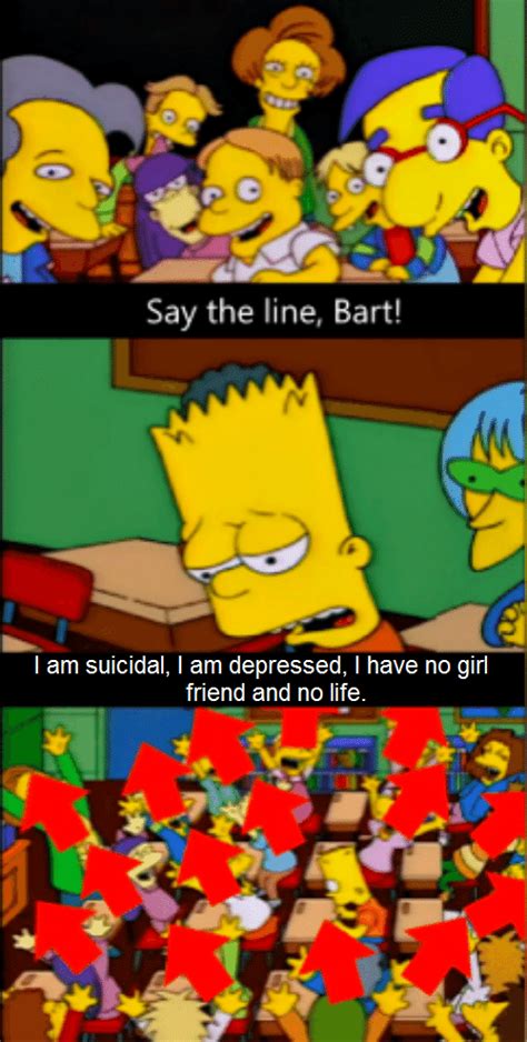 How 2meirl4meirl Works Say The Line Bart Know Your Meme