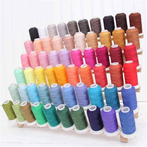 Polyester All-Purpose Sewing Thread 60 Cone Set - 600m Cones - Strong ...