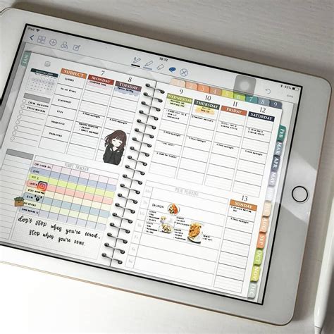 This Digital Planner Is Really Functional It Has Columns In The Daily