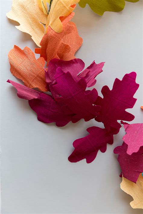 Diy Paper Leaf Fall Garland The House That Lars Built
