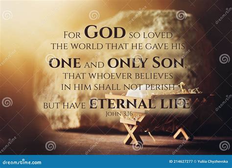 Wooden Manger and Star of Bethlehem in Cave, Nativity Scene Background