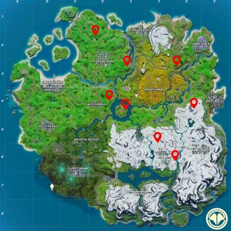 New xp coins can be collected on the map. Fortnite: find XP coins, the complete map - Millenium