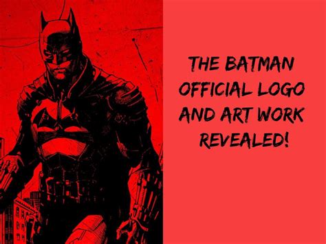 The Batman Official Logo Art Work Revealed By Director Matt Reeves