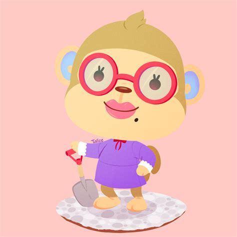 Monko Elise Animal Crossing Doubutsu No Mori Wallpaper By