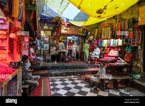 Delhi India August 2021 Market Near The Dargah Hazrat Nizamuddin