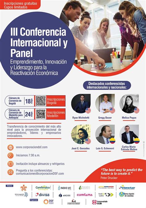 Expertos Mundiales En Innovaci N Y Emprendimiento Se Reunir N Con Emprendedores En Bogot Y