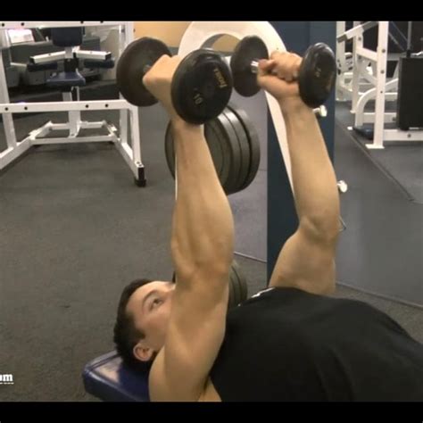 Lying Dumbbell Tricep Extension Exercise Video Ill Pump You Up