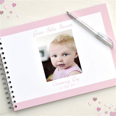 Make your photo shine with. Personalised Christening Book By Amanda Hancocks ...