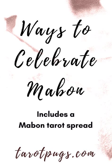 Easy Ways To Celebrate Mabon Includes A Mabon Tarot Spread