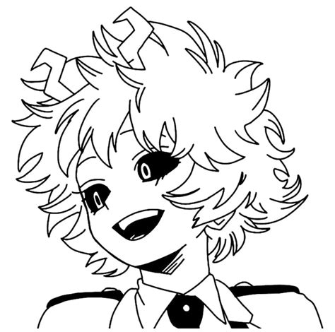 Mina Mha Coloring Page