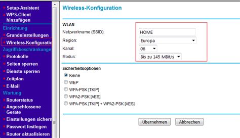 Konfiguration Der Wlan Verbindung Auf Windows Xp über Den Dienst