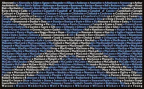 Census also lists other common surnames in english like johnson, jones, and miller. Scottish Surnames Of Origin | Scotland, Scottish, Scots