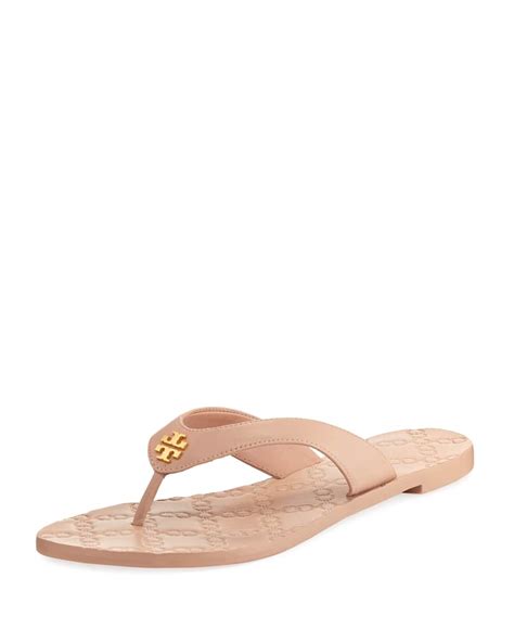 Tory Burch Monroe Flat Thong Sandals Neiman Marcus