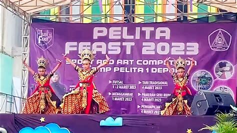 pelita feast 2023 juara 1 lomba tari kesenian daerah kembang gadung youtube