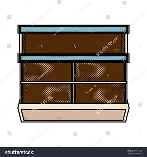 Bakery Empty Stand Stock Vector Royalty Free 727257169 Shutterstock