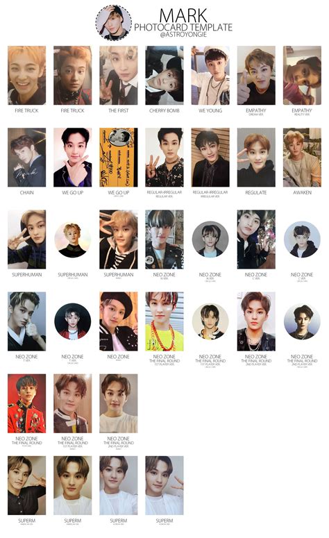 Nct 127 Mark Chain Album Photocard Munimorogobpe