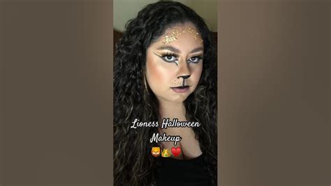 Lioness Halloween Makeup Tutorial 🦁👑 Vantisybeauty Youtube