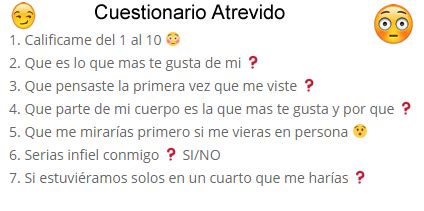 Espero que el juego sea divertido y que compartas las cadenas de retos para whatsapp con tus mejores amigos y amigas. Cadena de Whatsapp de preguntas atrevidas en 2020 ...