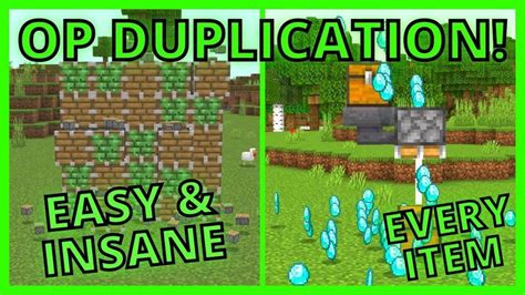 Top 4 Working Op Duplication Glitches In 118 Minecraft Bedrock For