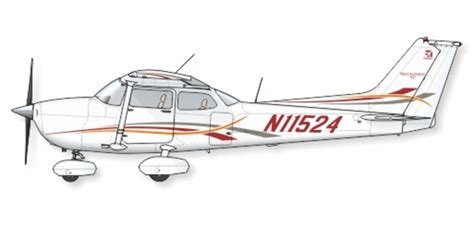 Arc72 088 Cessna 172 Skyhawk Sp N11524 Arcticdecals