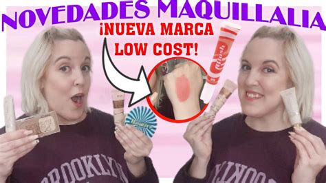 novedades maquillalia low cost makeup muy chulo 💜💄 youtube